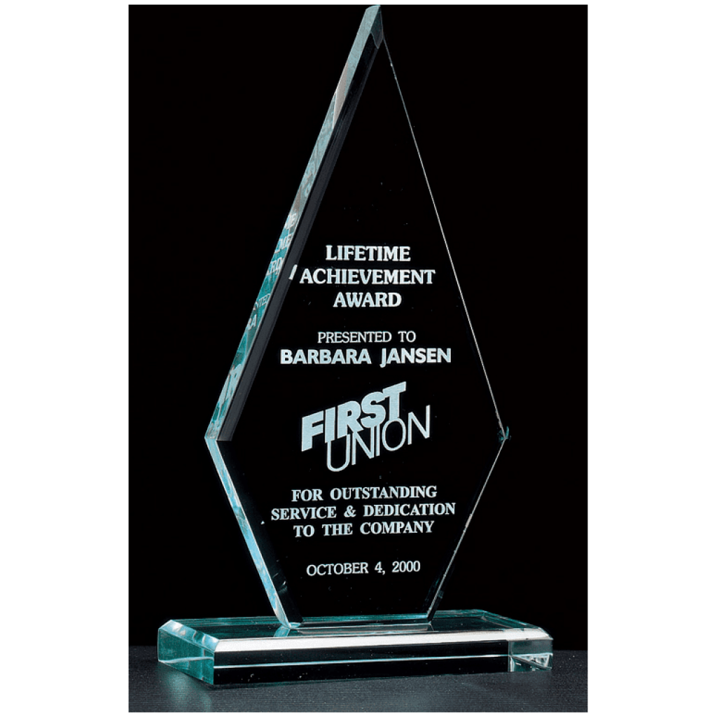 Elite Diamond Acrylic Award