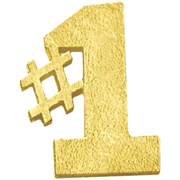 #1 Chenille Lapel Pin