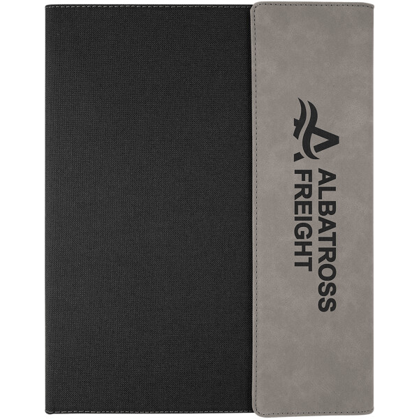 Leatherette Canvas Portfolio (2 Sizes, 3 Colors)