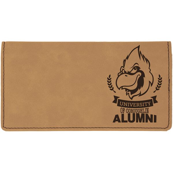 Leatherette Checkbook Cover