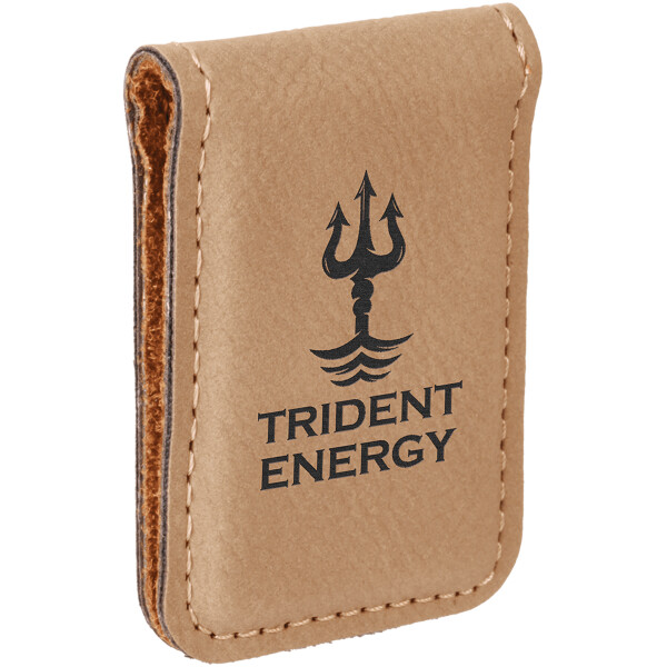Leatherette Money Clip