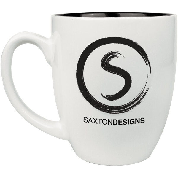 16 oz. Ceramic Bistro Mug (Various Colors)
