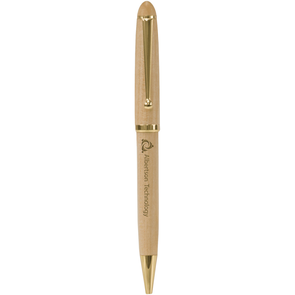 Ballpoint Pen with Gold Trim
