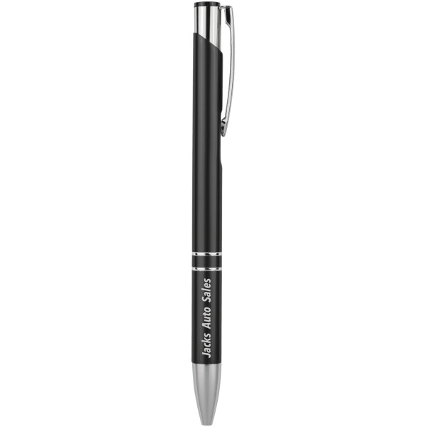 Gloss Ballpoint Pen with Silver Trim