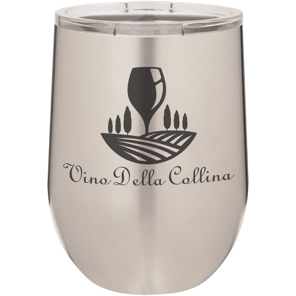 12 oz. Polar Camel Stemless Wine Glass (Various Colors)