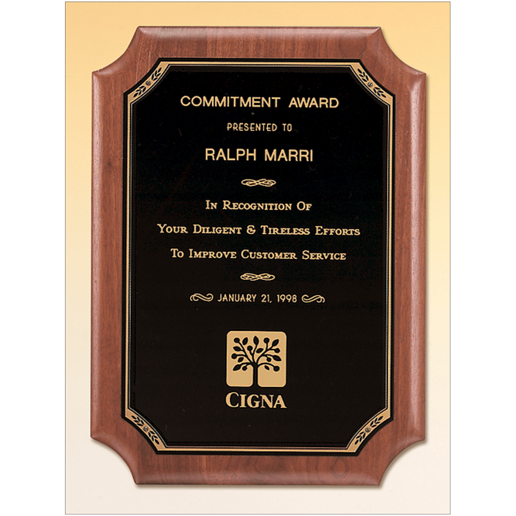 American Walnut Plaque