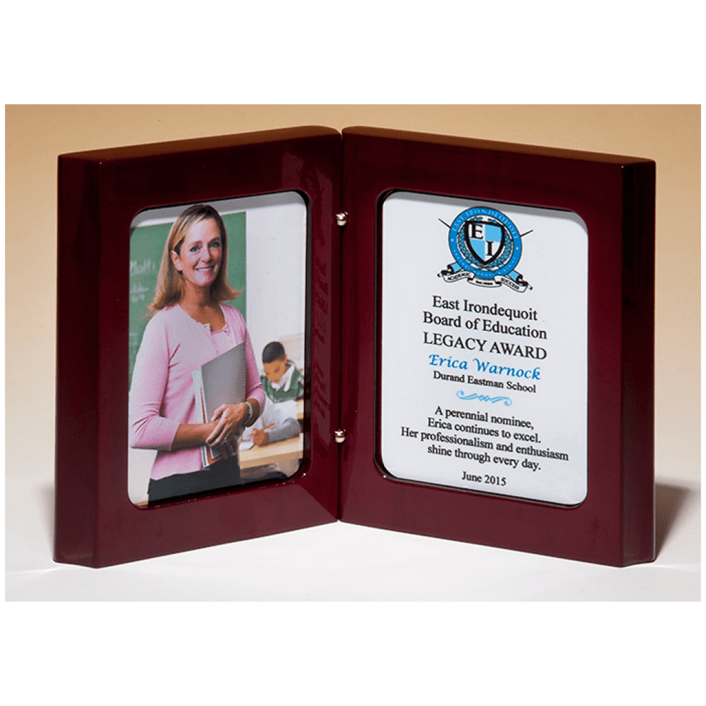 High Gloss Rosewood Stained Book Award 