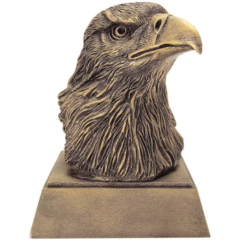 Gold Eagle Head Resin