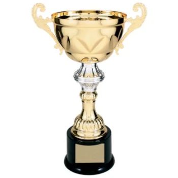 13" Gold Completed Metal Cup Trophy