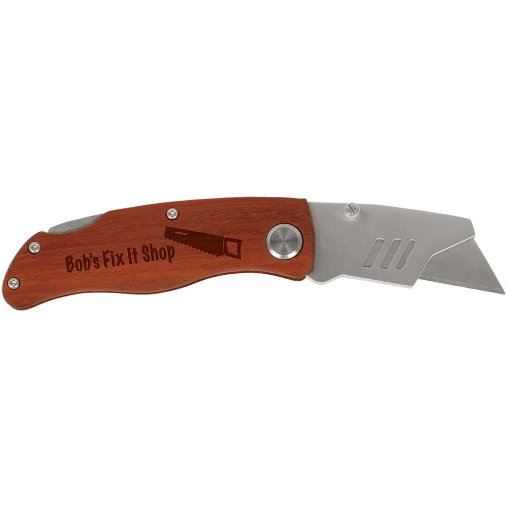 Wood Handle Utility Knife