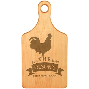 Paddle Shaped Maple Cutting Board