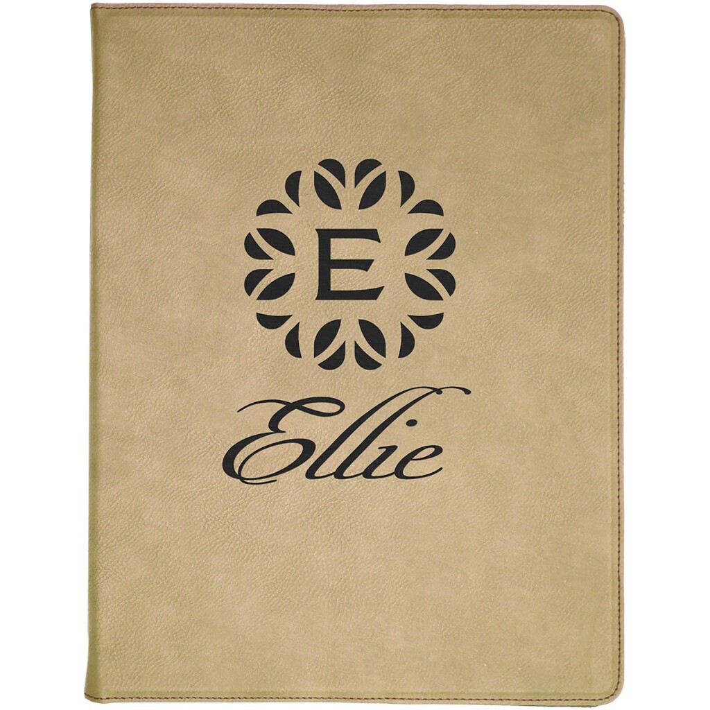 Leatherette Portfolio with Notepad (2 Sizes, 14  Colors)