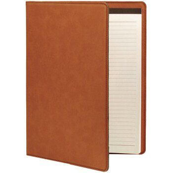 Leatherette Portfolio with Notepad (2 Sizes, 14  Colors)