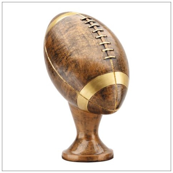 Bronze Football With Gold