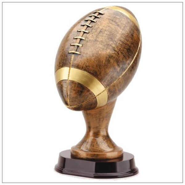 Bronze Football With Gold