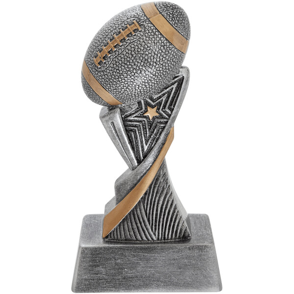 6" Football Aspire Resin