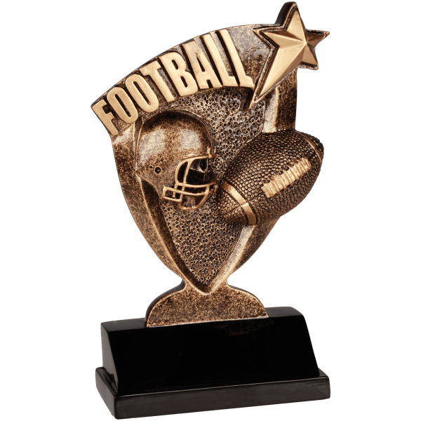 6" Football Broadcast Resin