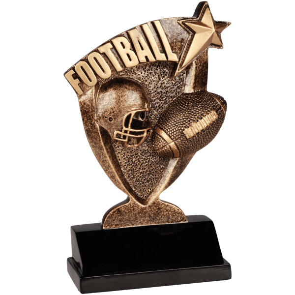 6" Football Broadcast Resin