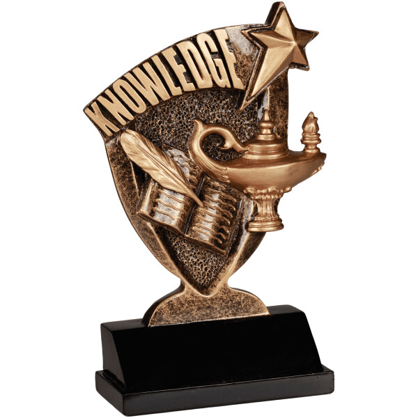 6" Lamp of Knowledge Broadcast Resin