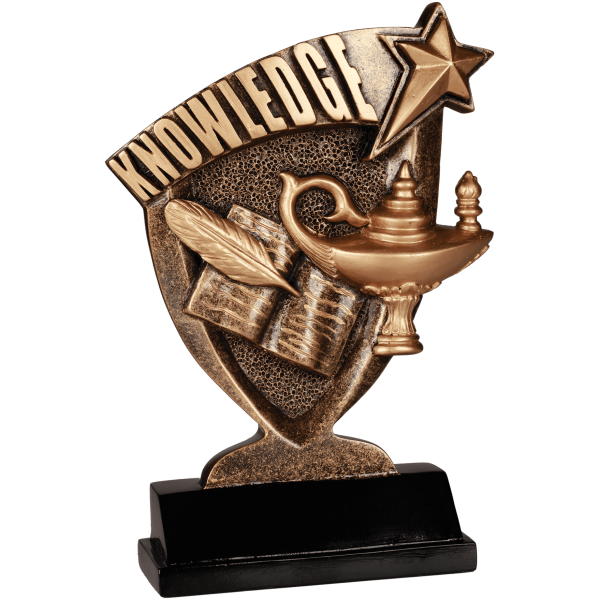 7" Lamp of Knowledge Broadcast Resin