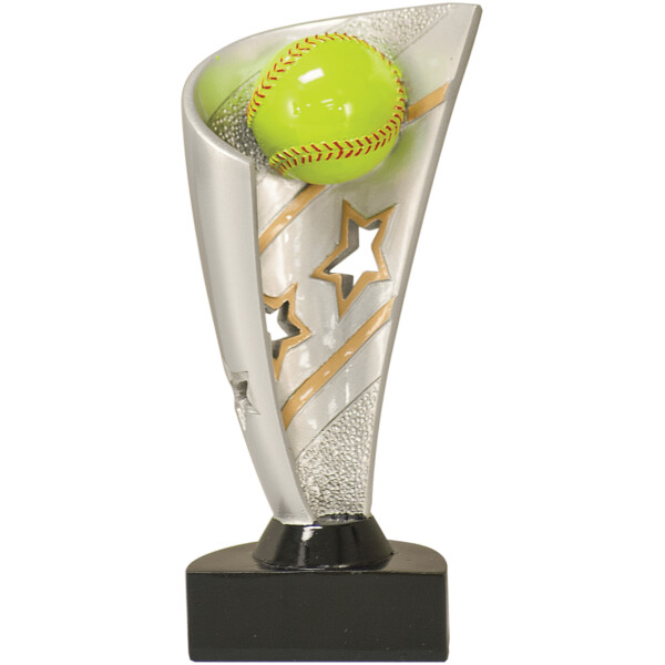 7" Softball Banner Resin