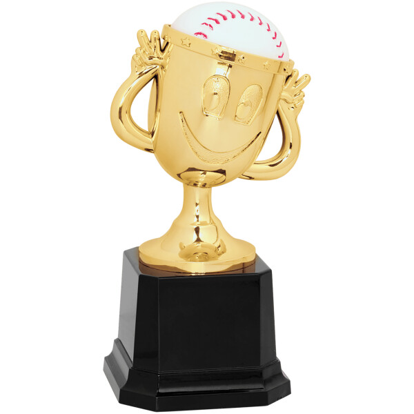 6" Baseball Happy Cup Trophy