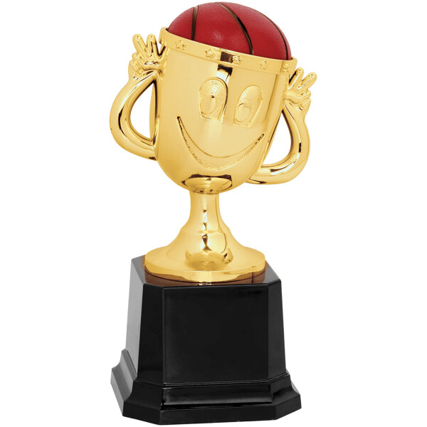 6" Basketball Happy Cup Trophy