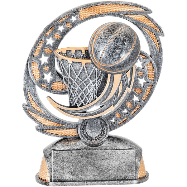 6 1/2" Basketball Hurricane Award