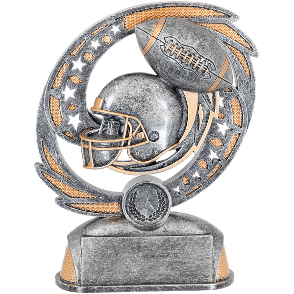 6 1/2" Football Hurricane Award