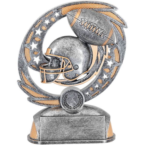 6 1/2" Football Hurricane Award