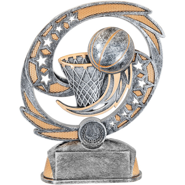 7 1/2" Basketball Hurricane Award