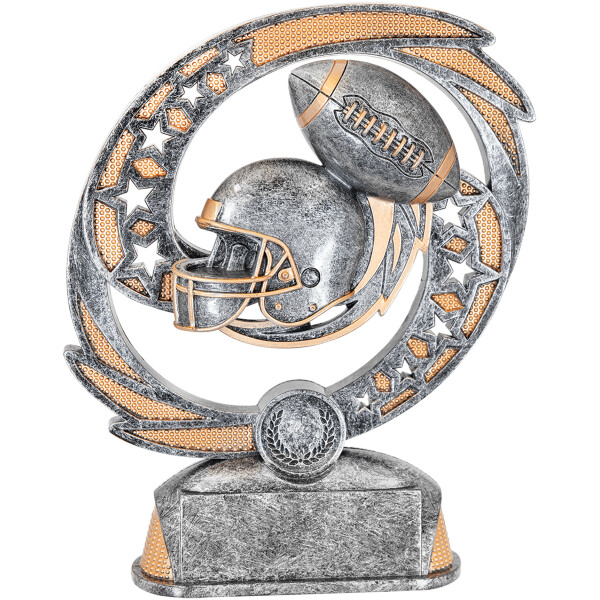 7 1/2" Football Hurricane Award
