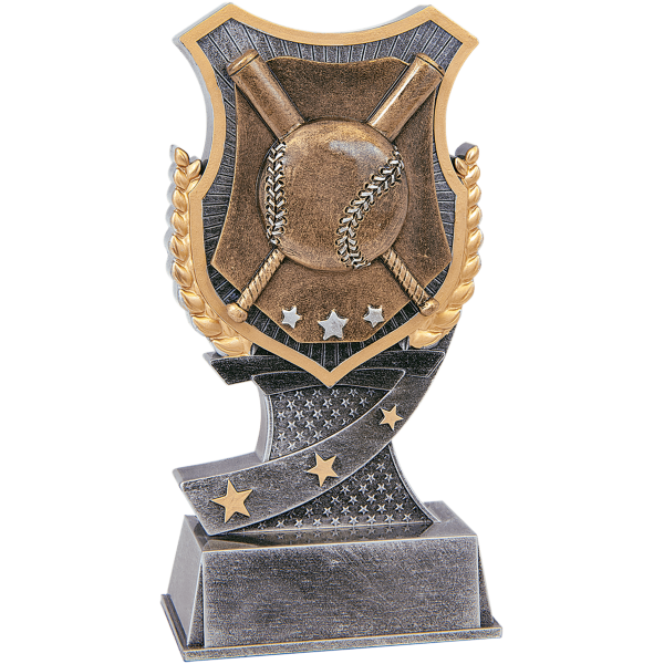 6" Baseball / Softball Shield Award