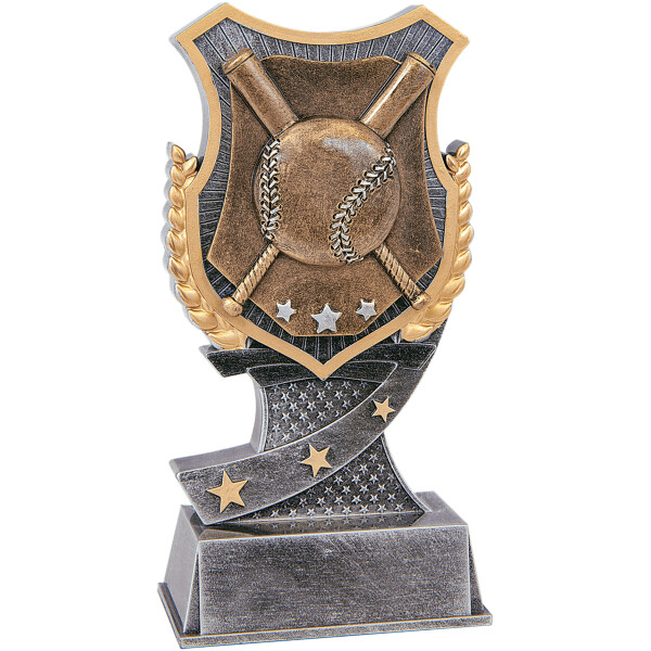 6" Baseball / Softball Shield Award