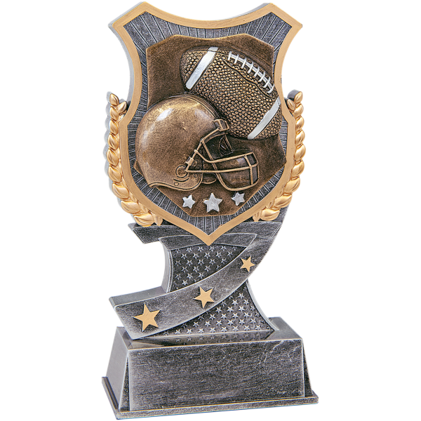 6" Football Shield Award