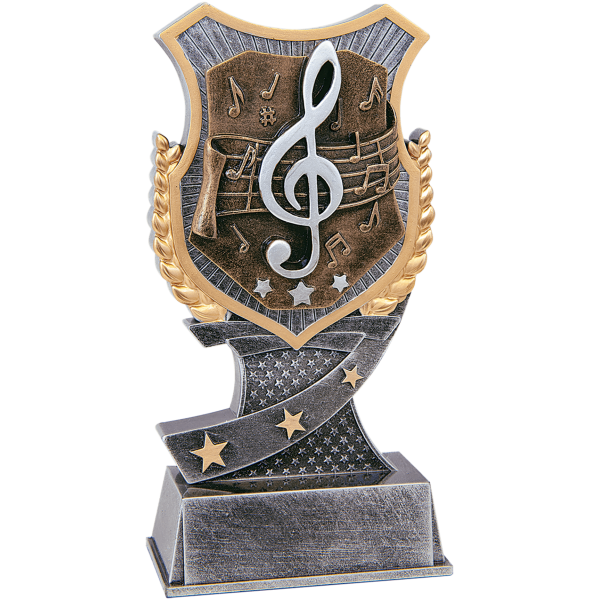 6" Music Shield Award