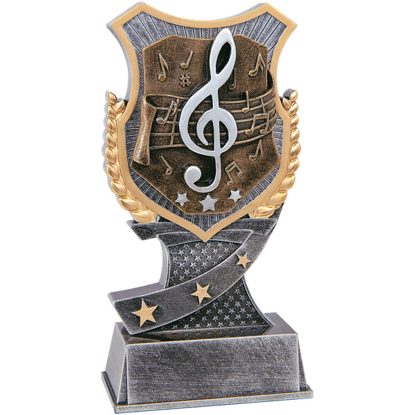 6" Music Shield Award