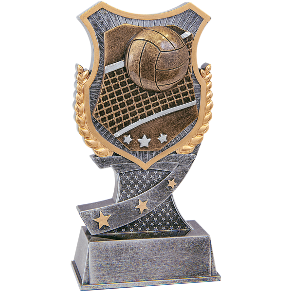 6" Volleyball Shield Award