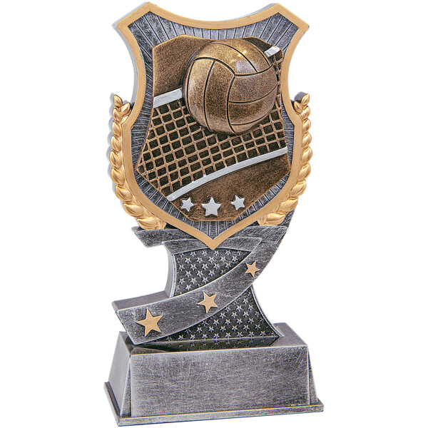 6" Volleyball Shield Award