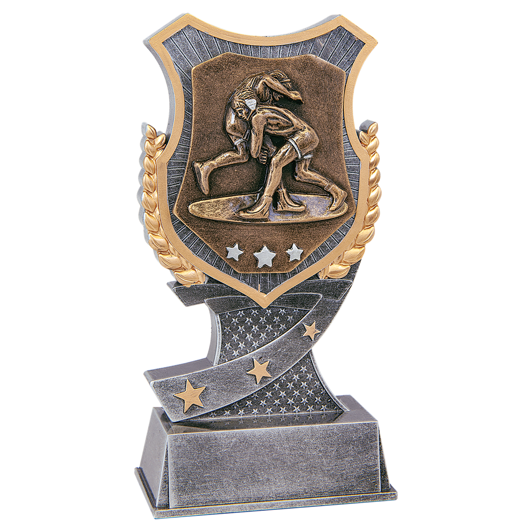 6" Wrestling Shield Award