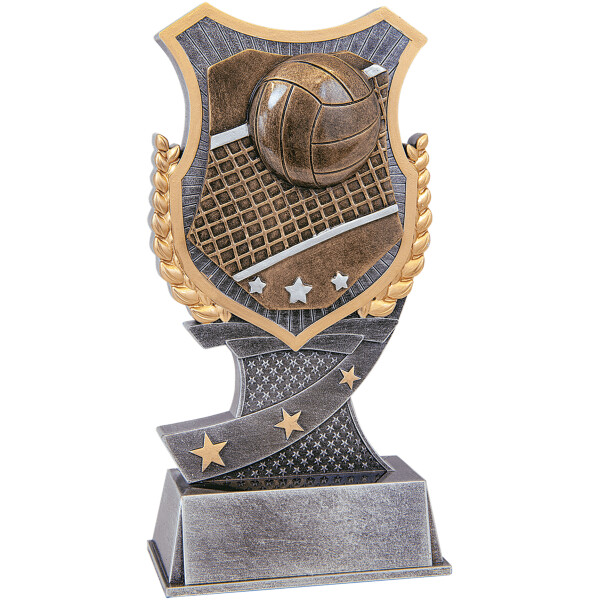 7" Volleyball Shield Award
