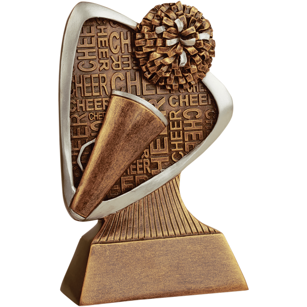 5 1/2" Cheer Triad Resin