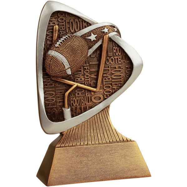 5 1/2" Football Triad Resin