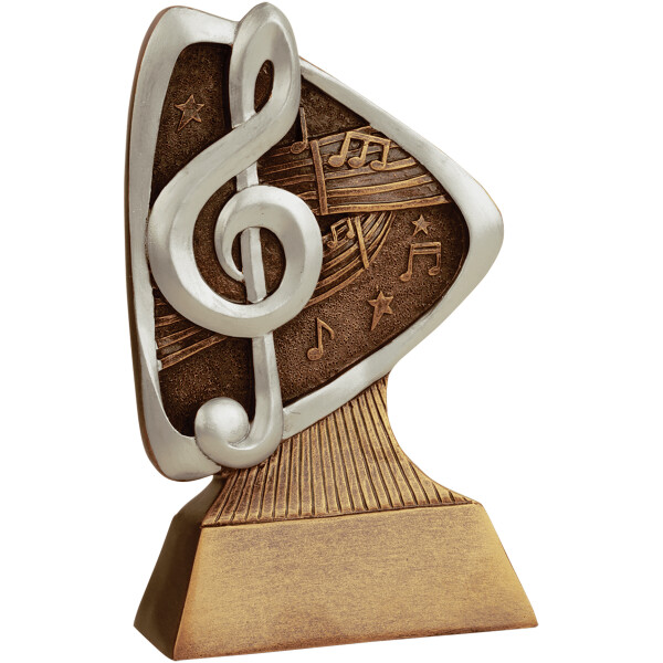 5 1/2" Music Triad Resin